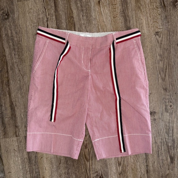 LOFT • Striped Bermuda Shorts - Picture 2 of 8